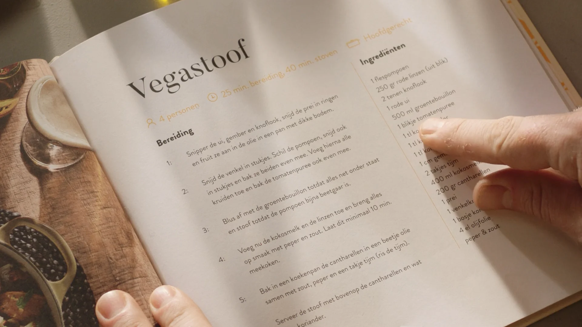 The Vegastoof recipe in the Leffe cookbook