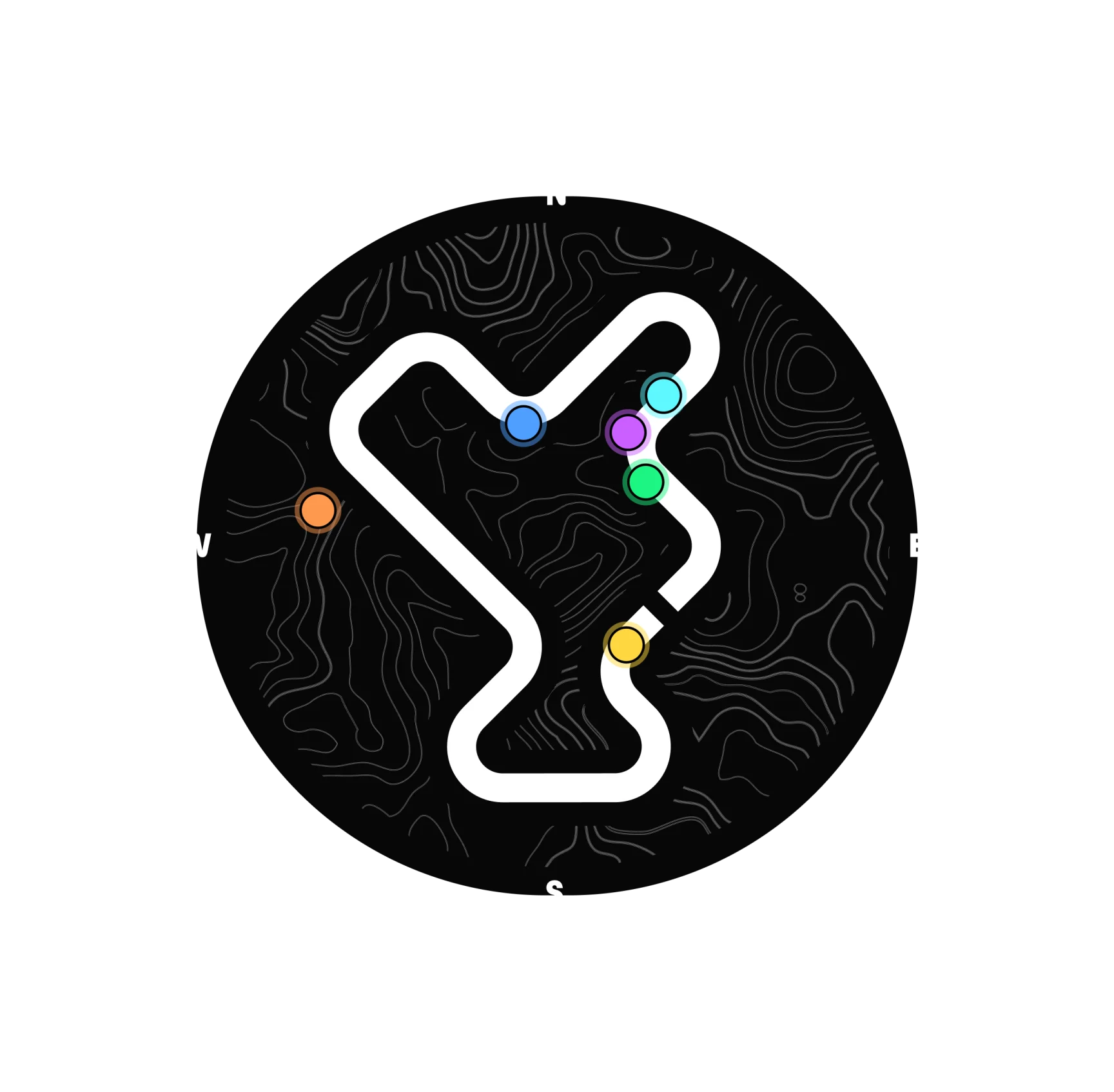A Raicers track map