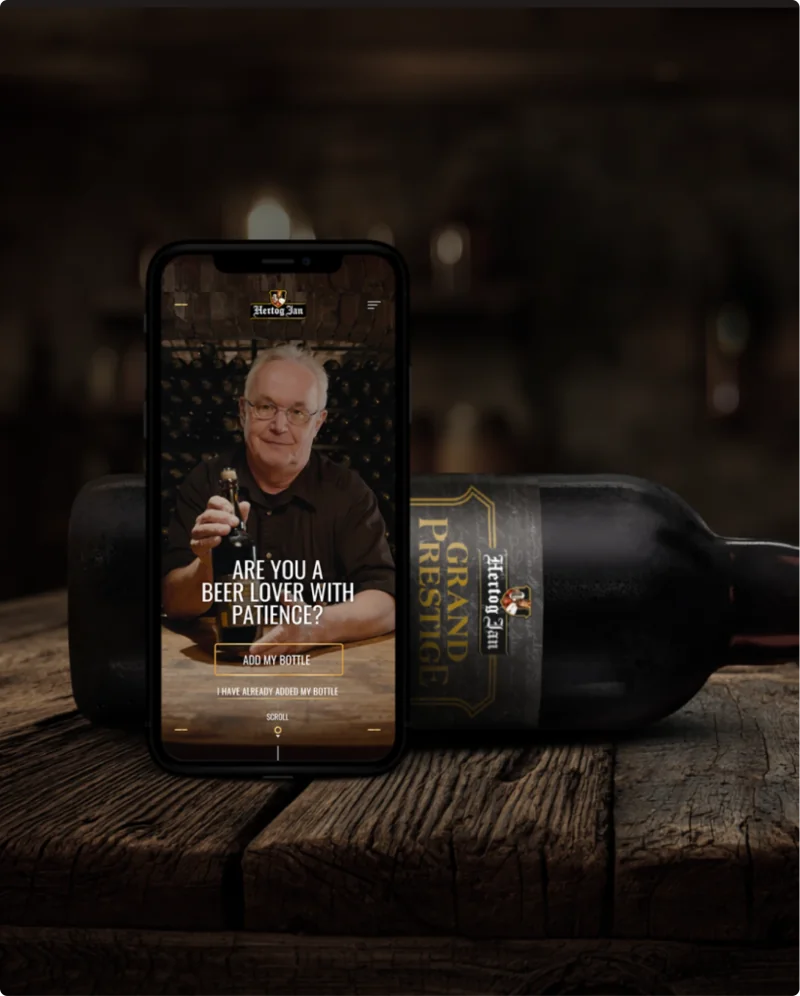The Digital Aging Cellar — Art Direction & Digital Product