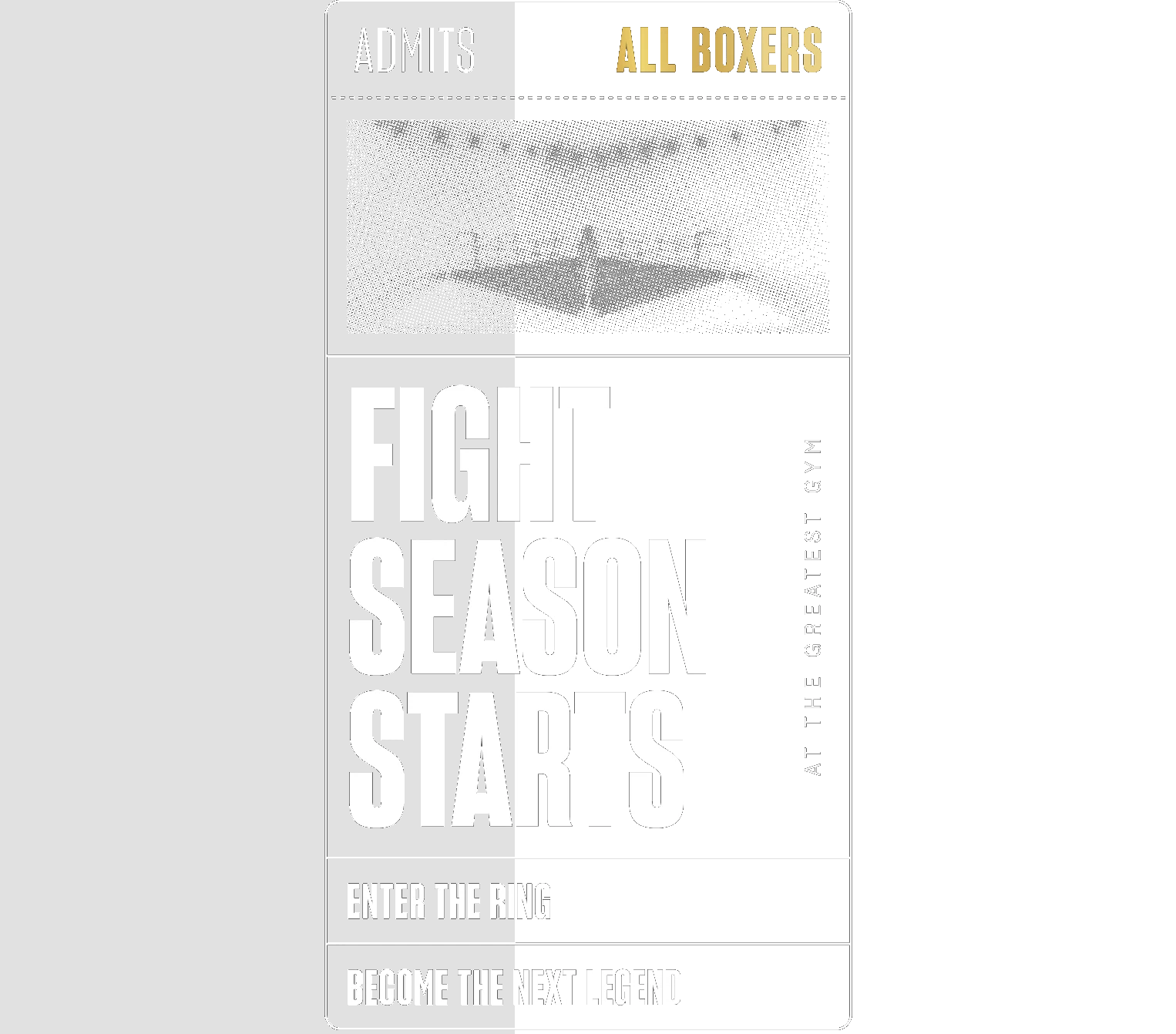 The Next Legends collectible ticket card