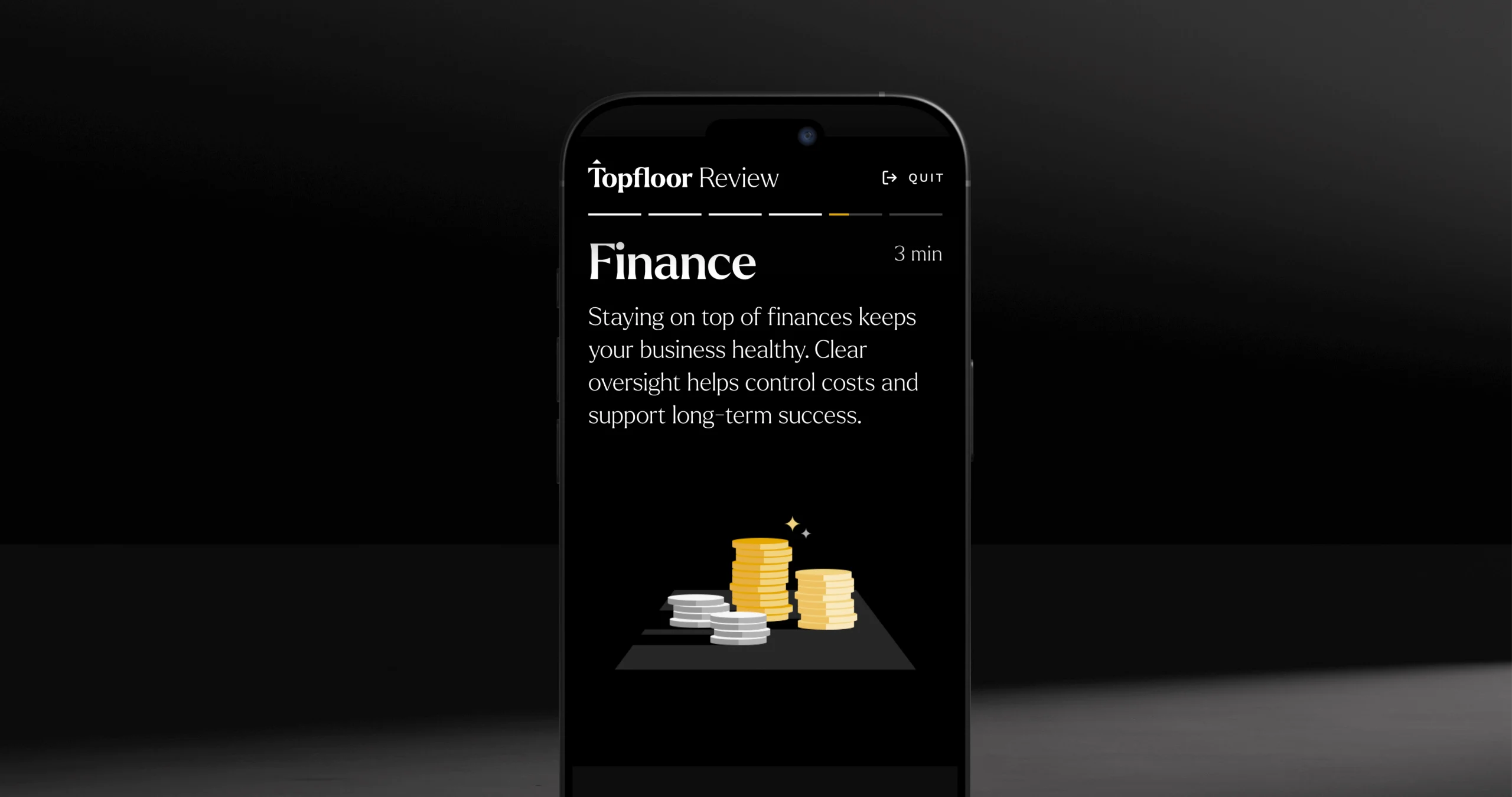 The Topfloor Review — Finance screen
